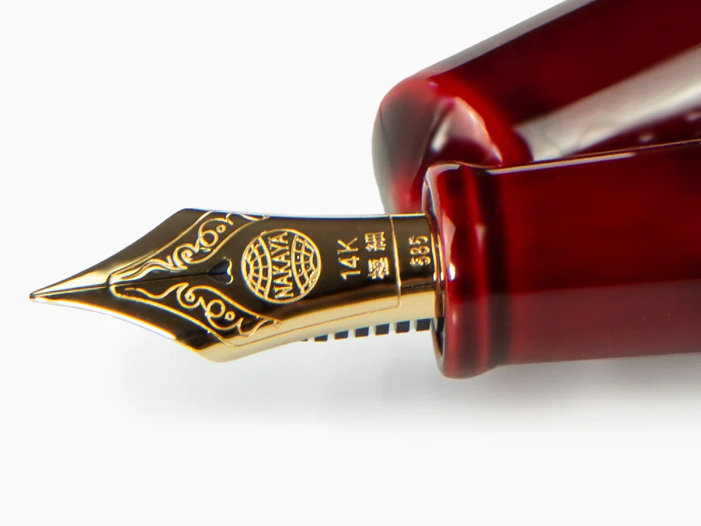 Nakaya Cigar Piccolo Fountain Pen, Aka Tamenuri, Ebonite - Image 5