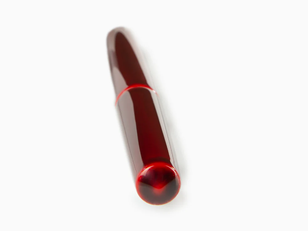 Nakaya Cigar Piccolo Fountain Pen, Aka Tamenuri, Ebonite - Image 6