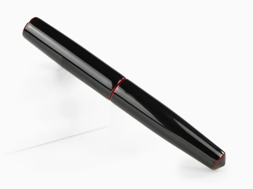 Nakaya Cigar Piccolo Fountain Pen, Kuro-Tamenuri, Ebonite - Image 3