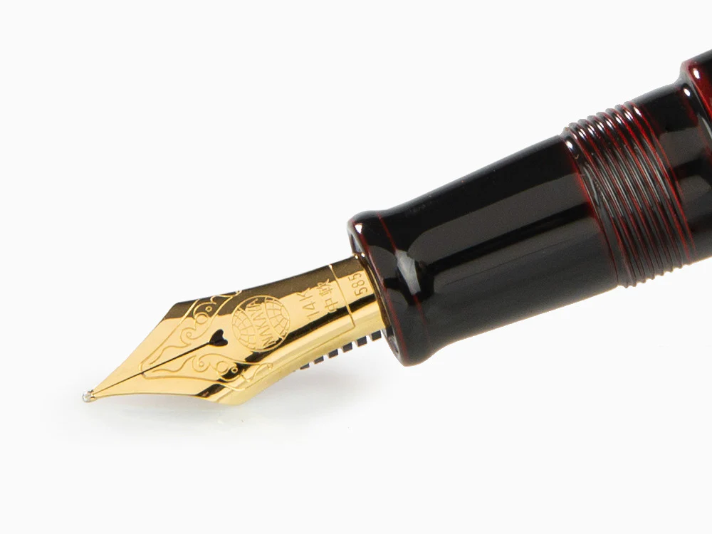 Nakaya Cigar Piccolo Fountain Pen, Kuro-Tamenuri, Ebonite - Image 5