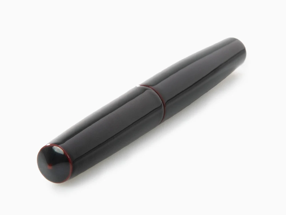 Nakaya Cigar Piccolo Fountain Pen, Kuro-Tamenuri, Ebonite, Elastic nib - Image 5