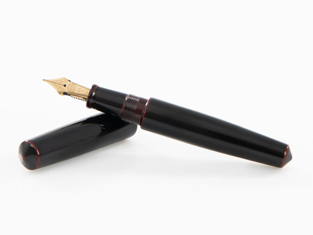 Nakaya Cigar Piccolo Fountain Pen, Kuro-Tamenuri, Ebonite, Elastic nib - Image 7