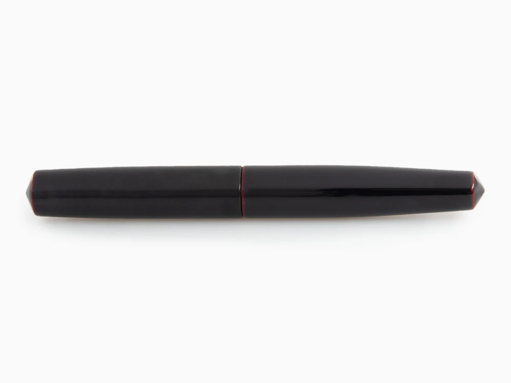 Nakaya Cigar Piccolo Fountain Pen, Kuro-Tamenuri, Ebonite, Elastic nib - Image 8