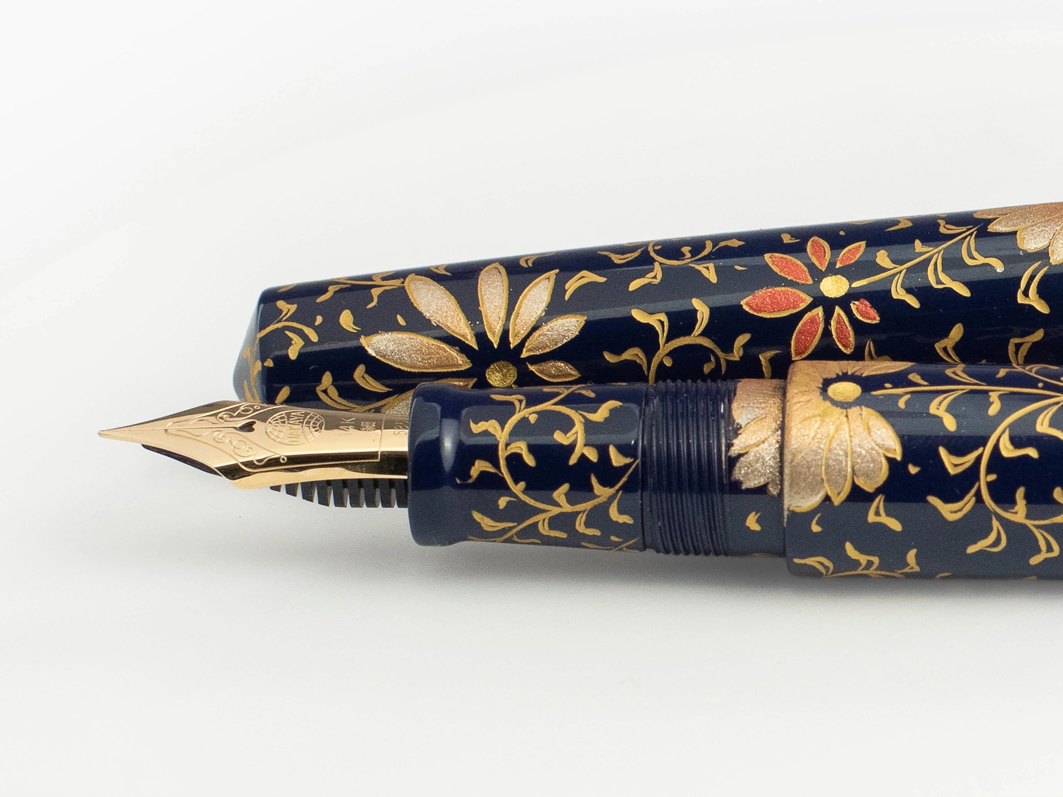 Nakaya Cigar Piccolo PALMET (Kikyo Colorful Lines) Fountain Pen - Image 5