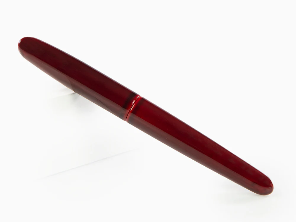 Nakaya Cigar Portable Fountain Pen, Aka-Tamenuri, 14k Gold, Italic Nib - Image 3