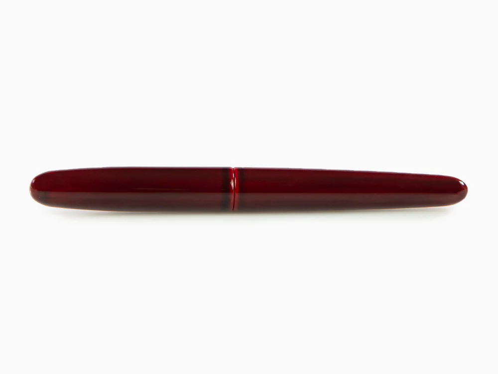Nakaya Cigar Portable Fountain Pen, Aka-Tamenuri, 14k Gold, Italic Nib - Image 9