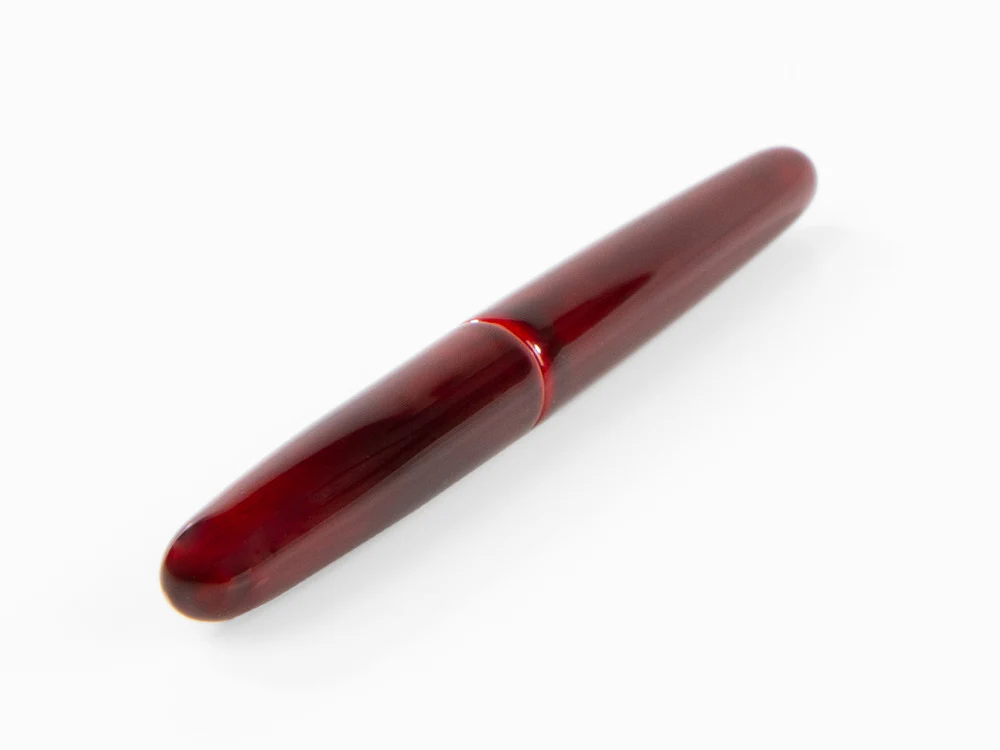 Nakaya Cigar Portable Fountain Pen, Aka-Tamenuri, Ebonite - Image 6