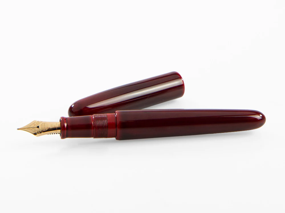 Nakaya Cigar Portable Fountain Pen, Aka-Tamenuri, Ebonite - Image 7