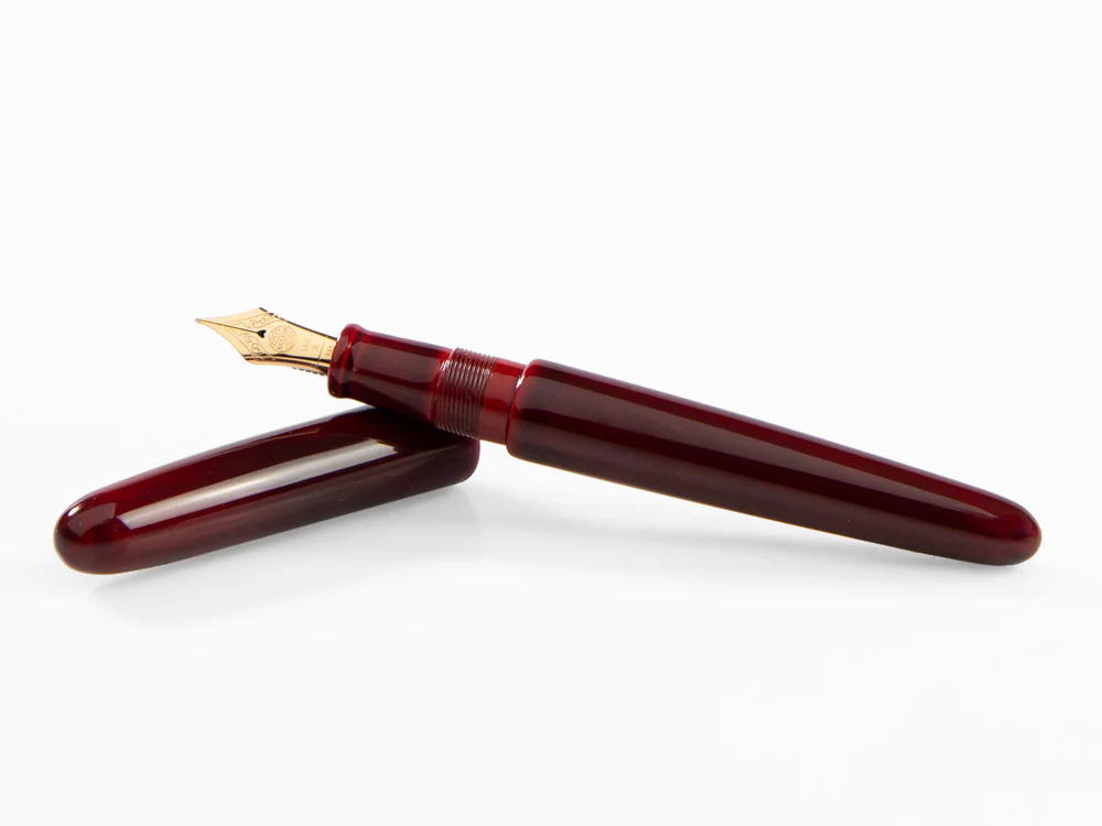 Nakaya Cigar Portable Fountain Pen, Aka-Tamenuri, Ebonite - Image 8