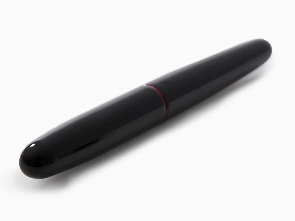 Nakaya Cigar Portable Fountain Pen, Kuro-Tamenuri, Ebonite, Elastic nib - Image 6