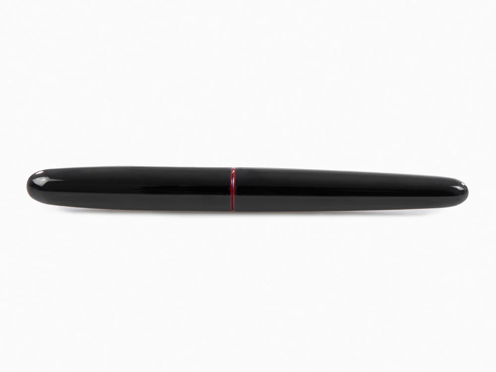 Nakaya Cigar Portable Fountain Pen, Kuro-Tamenuri, Ebonite, Elastic nib - Image 9