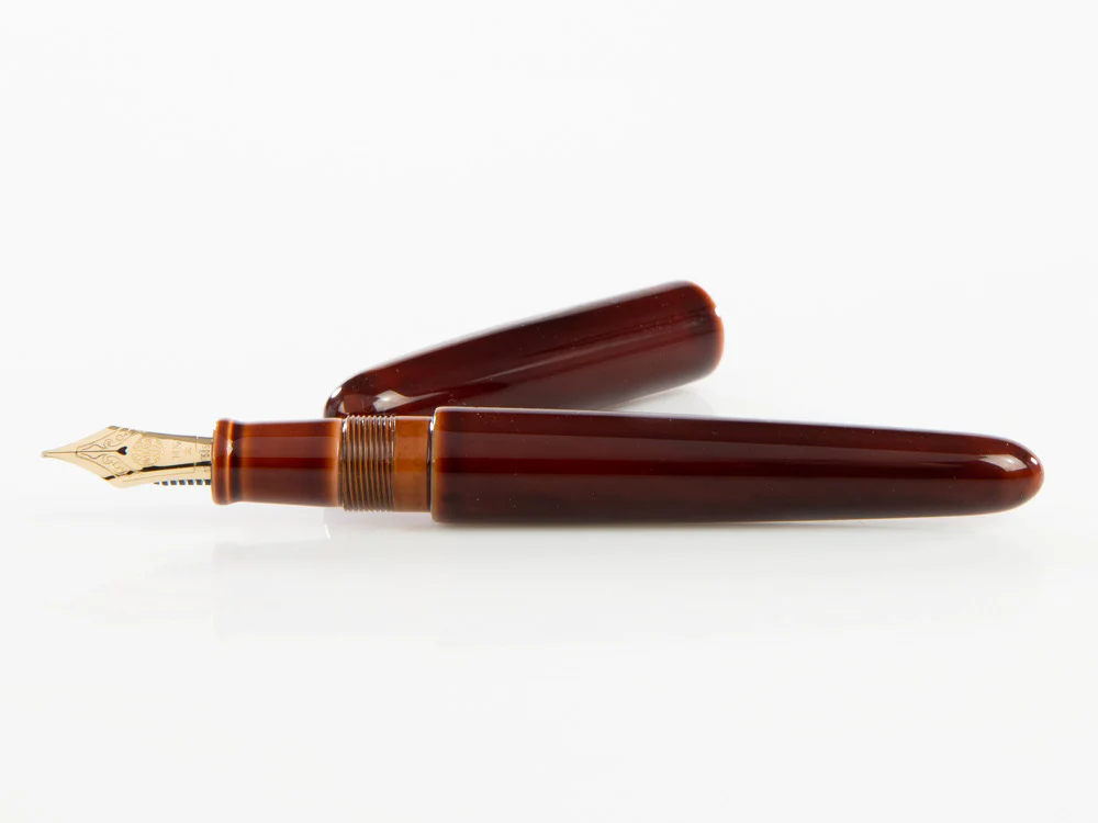 Nakaya Cigar Portable Toki-Tamenuri Fountain Pen, Ebonite - Image 7