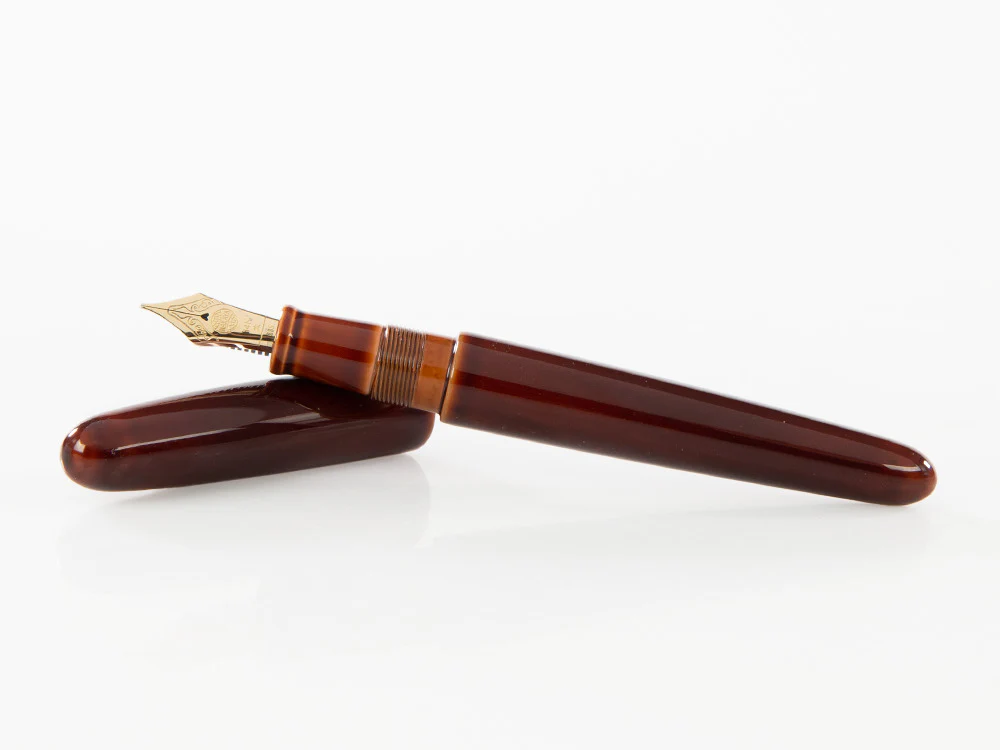 Nakaya Cigar Portable Toki-Tamenuri Fountain Pen, Ebonite - Image 8
