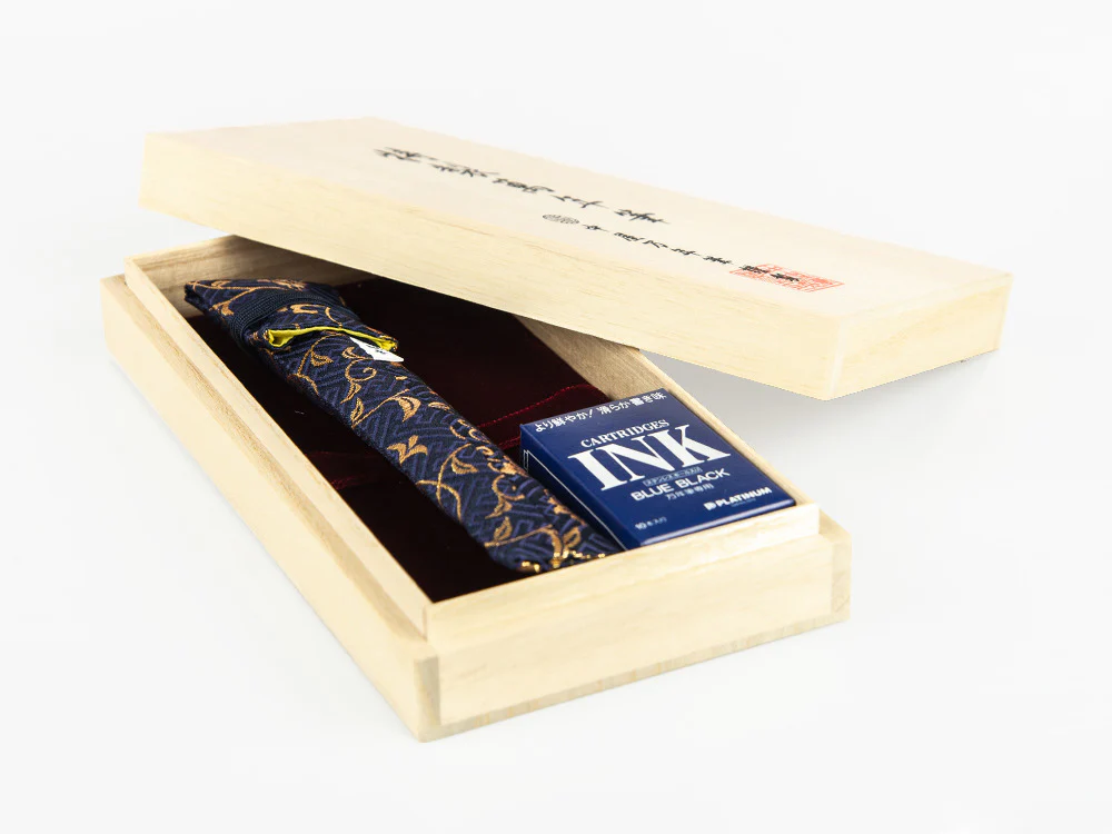 Nakaya Desk Fountain Pen, Aka-Tamenuri, 14k Gold bicolour - Image 10