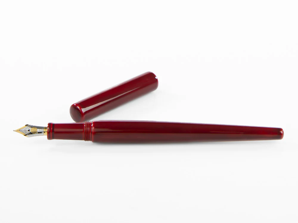 Nakaya Desk Fountain Pen, Aka-Tamenuri, 14k Gold bicolour - Image 7