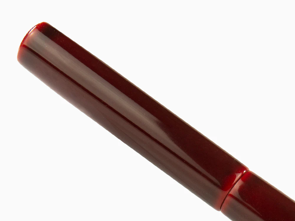 Nakaya Desk Fountain Pen, Aka-Tamenuri, Ebonite and Urushi lacquer - Image 6