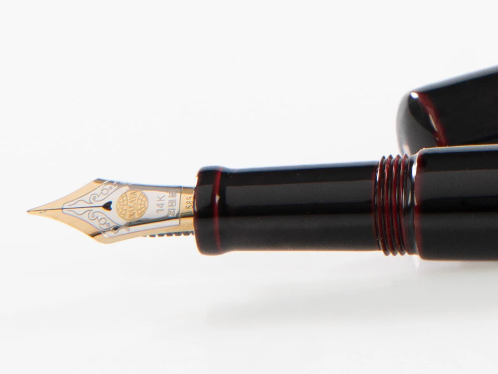 Nakaya Desk Fountain Pen, Kuro-Tamenuri, 14k Gold bicolour - Image 5