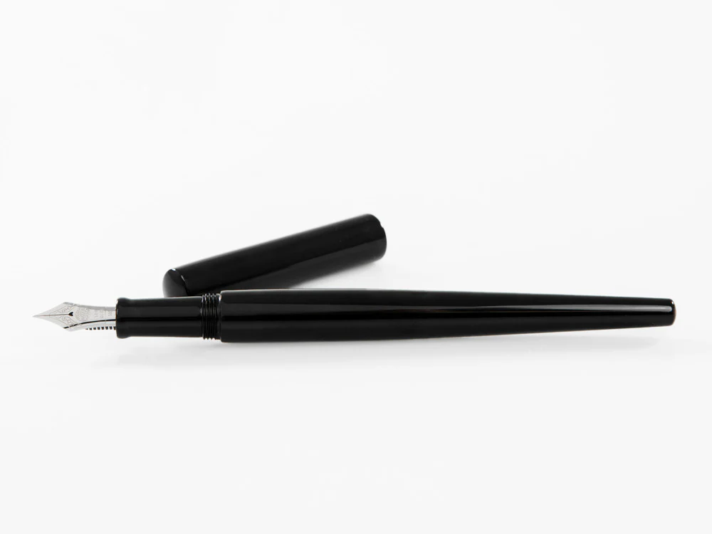 Nakaya Desk Kuro-Roiro Fountain Pen, Black, Gold 14k rodhium - Image 7