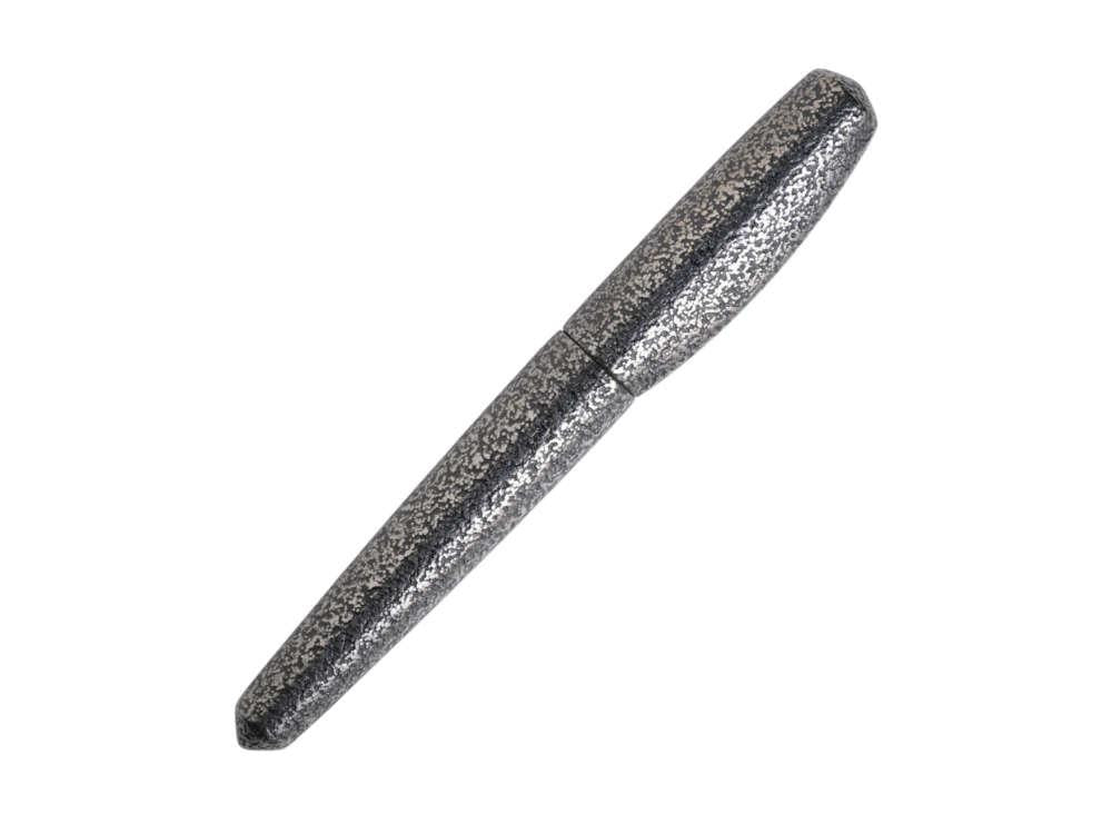 Nakaya Dorsal Fin Ver.1 Suzu Ishime Fountain Pen Silver - Image 2