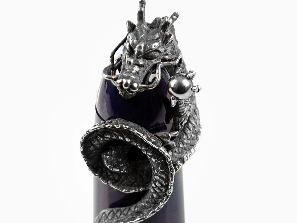 Nakaya Dragon II Stopper, Silver, Gold 18K - Image 5