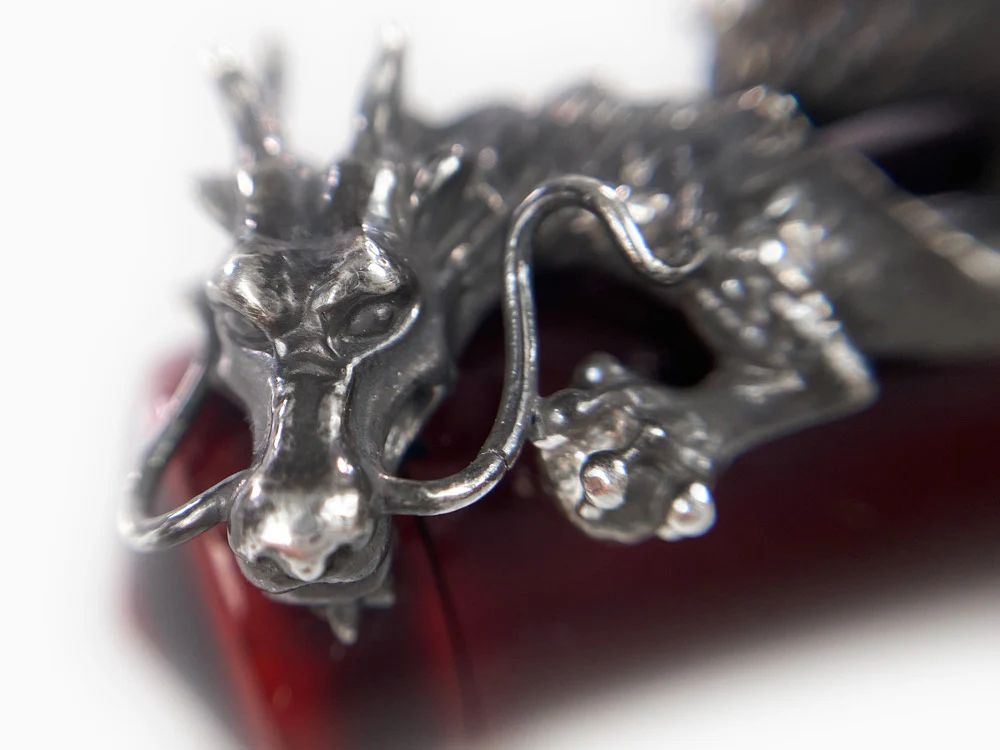 Nakaya Dragon Stopper, Silver - Image 5