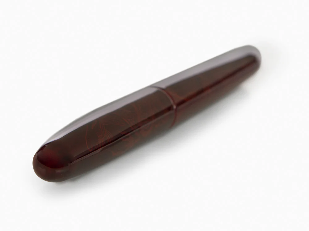 Nakaya Makie Fountain Pen, Aka-Tamenuri, Portable, Ebonite - Image 6