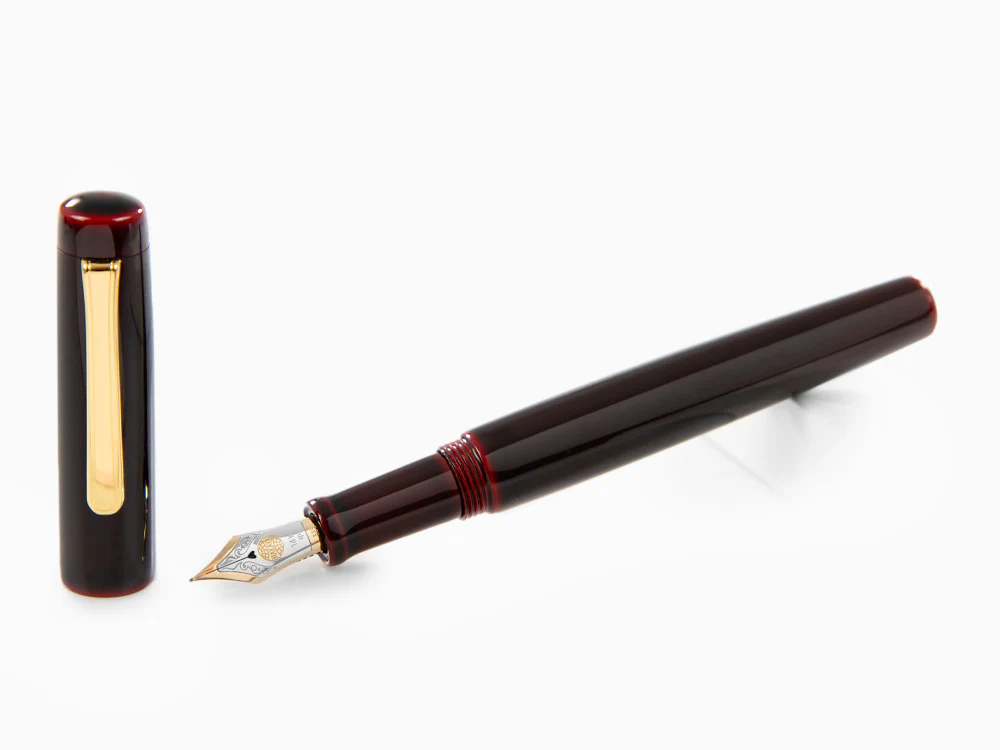 Nakaya Neo-Standard Fountain Pen, Aka-Tamenuri, 14k Gold bicolour - Image 2