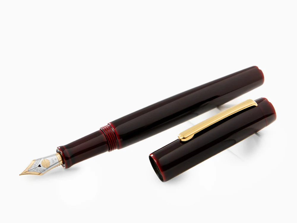 Nakaya Neo-Standard Fountain Pen, Aka-Tamenuri, 14k Gold bicolour - Image 4