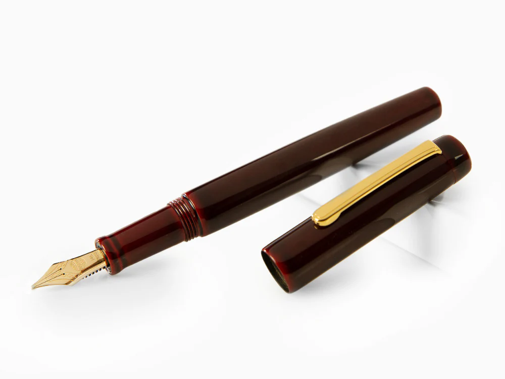 Nakaya Neo-Standard Fountain Pen, Aka-Tamenuri, Ebonite, Music - Image 4