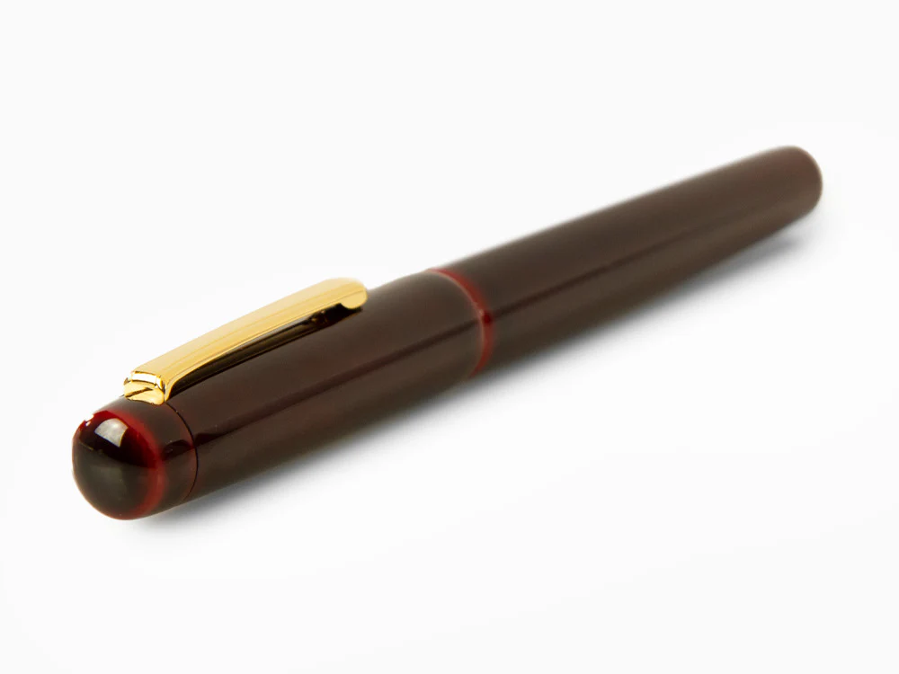 Nakaya Neo-Standard Fountain Pen, Aka-Tamenuri, Ebonite, Music - Image 6