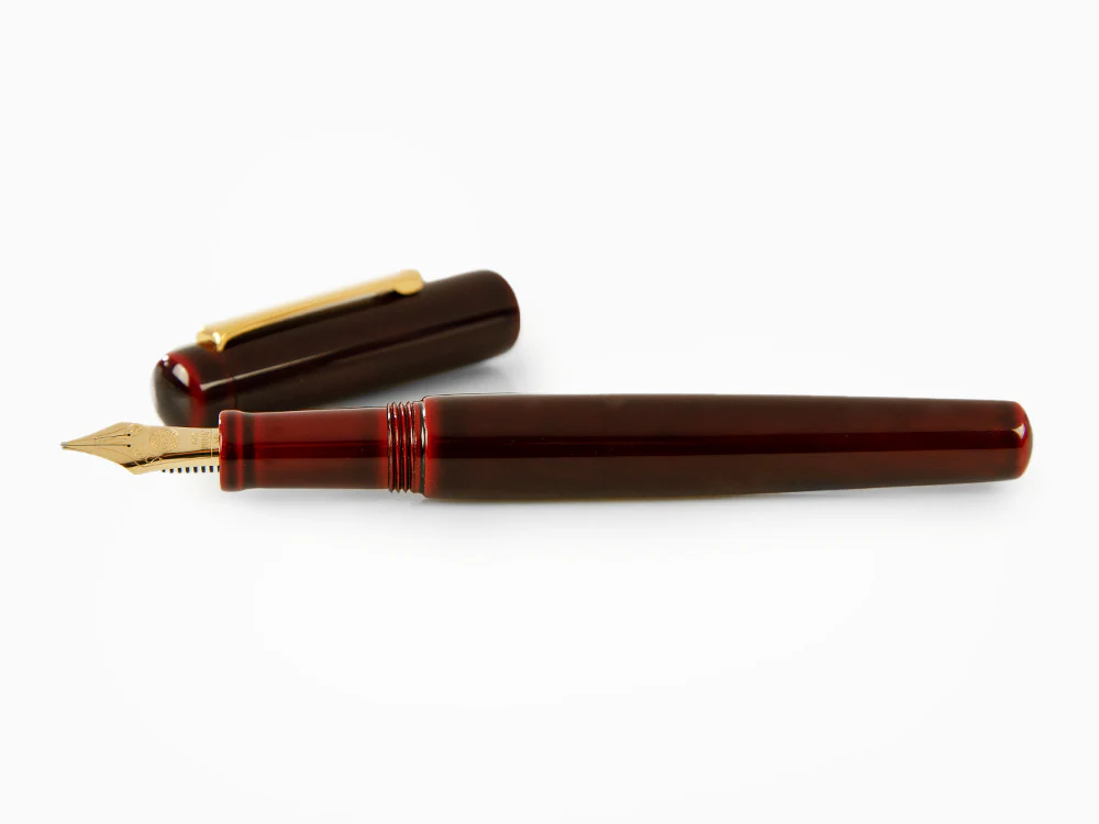 Nakaya Neo-Standard Fountain Pen, Aka-Tamenuri, Ebonite, Music - Image 7