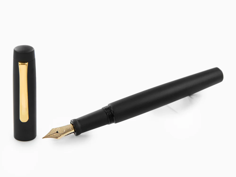 Nakaya Neo-Standard Fountain Pen, Black Hairline, Ebonite - Image 2