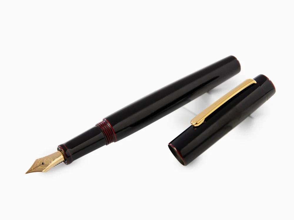 Nakaya Neo-Standard Kuro-Tamenuri Fountain Pen, Ebonite Urushi lacquer - Image 4