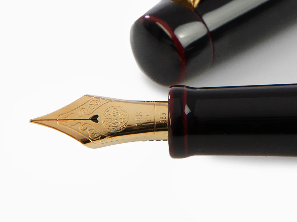 Nakaya Neo-Standard Kuro-Tamenuri Fountain Pen, Ebonite Urushi lacquer - Image 5