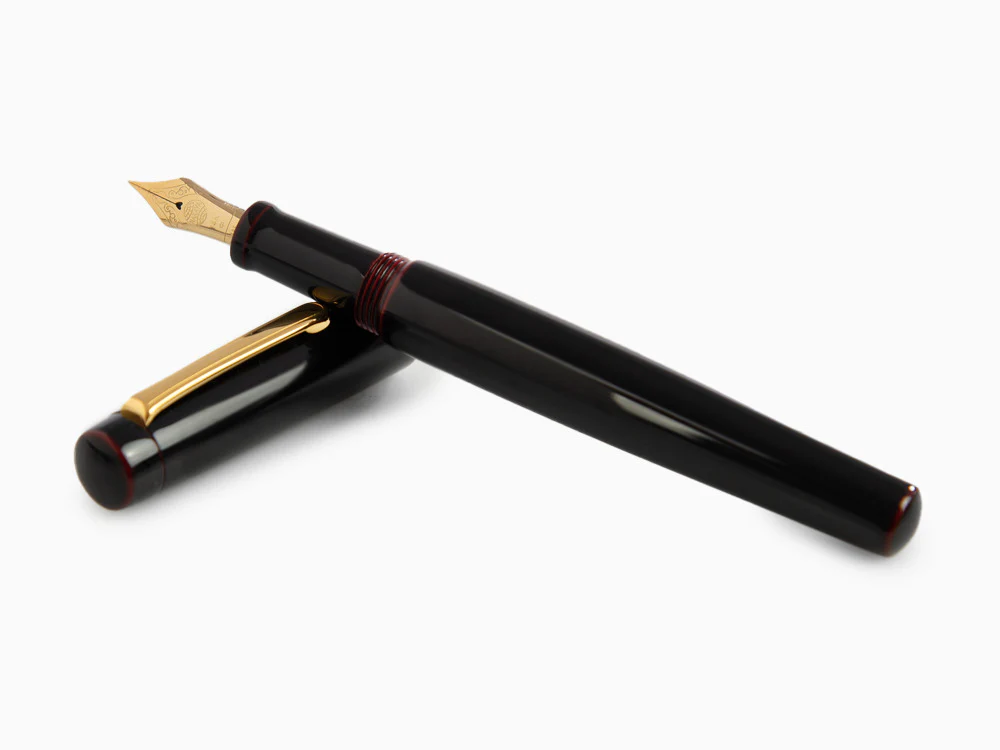 Nakaya Neo-Standard Kuro-Tamenuri Fountain Pen, Ebonite Urushi lacquer - Image 7