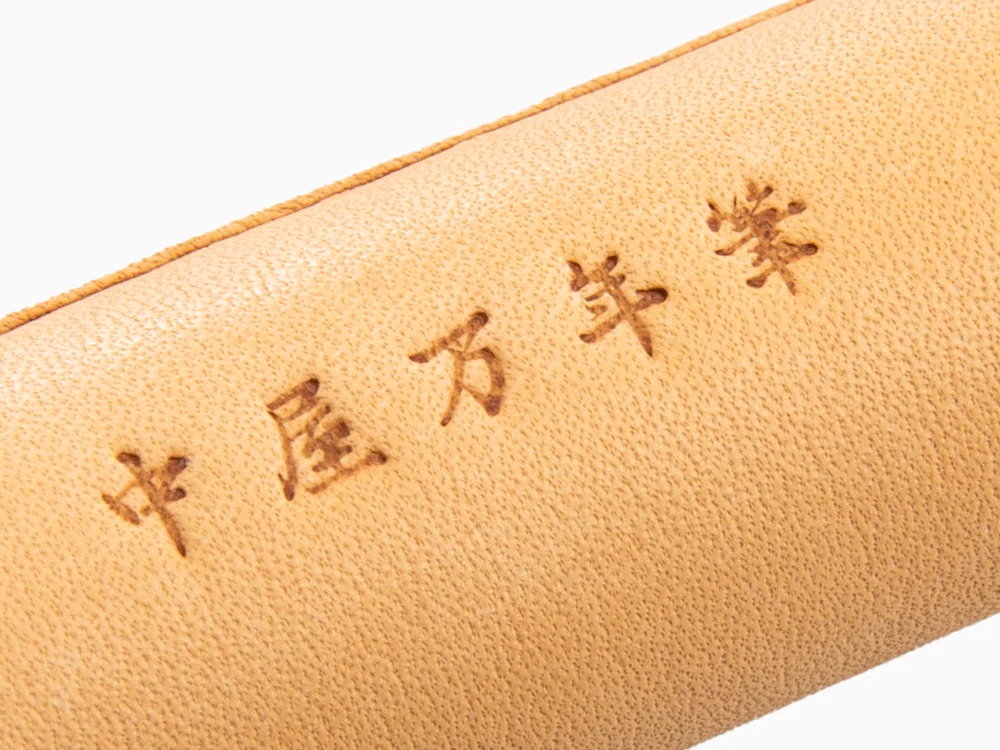 Nakaya Pen Case, Leather, Brown / Red, 1 Writing Instrument - Image 6