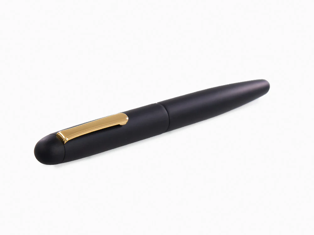 Nakaya Writer Black Hairline Fountain Pen, Long, Ebonite - Image 6