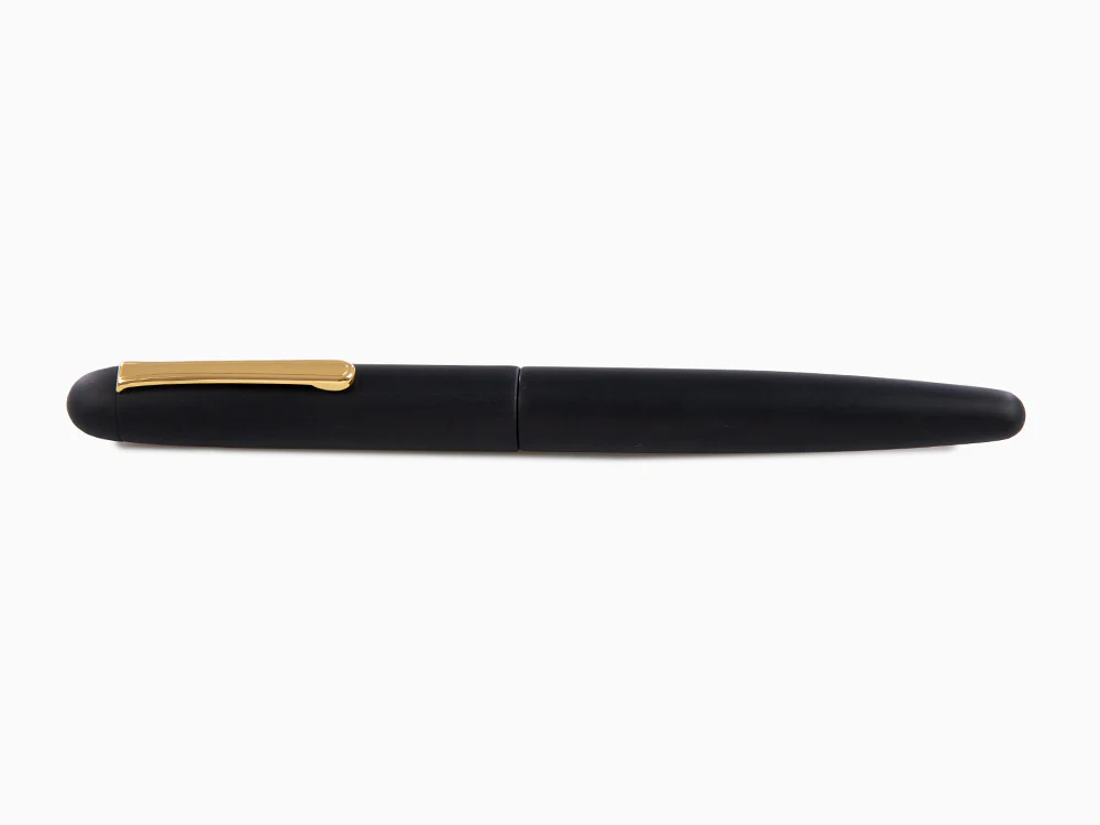 Nakaya Writer Black Hairline Fountain Pen, Long, Ebonite - Image 9