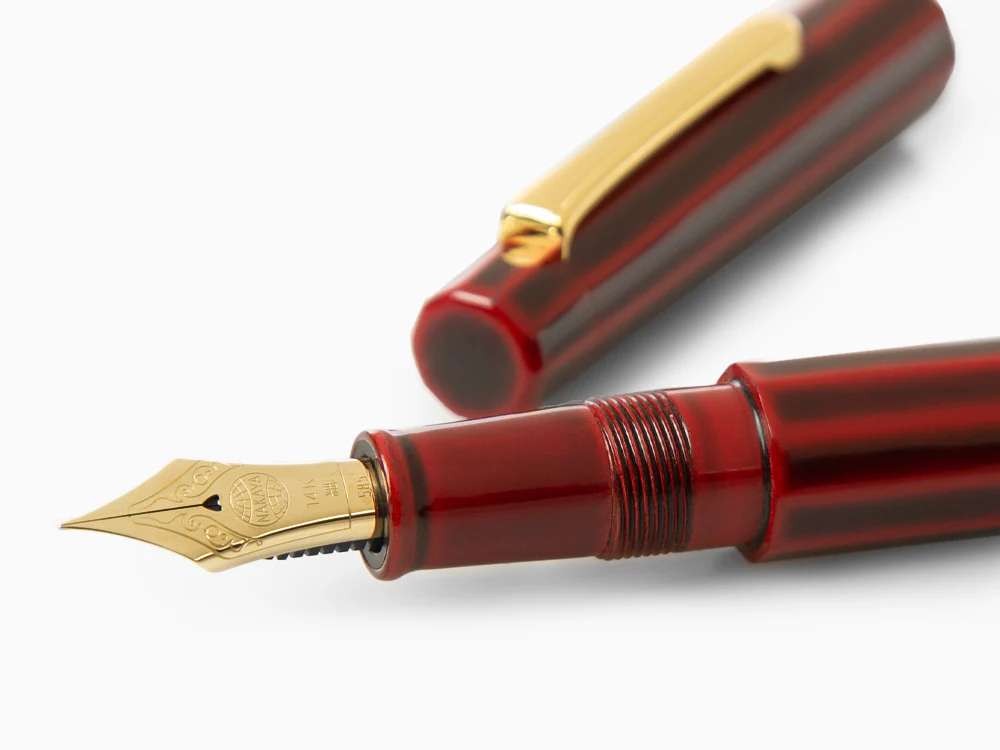Nakaya Writer Decapod ST Fountain Pen, Aka Tamenuri - Image 5