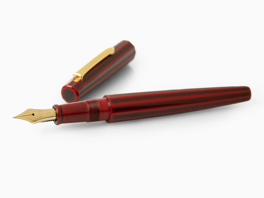 Nakaya Writer Decapod ST Fountain Pen, Aka Tamenuri - Image 7