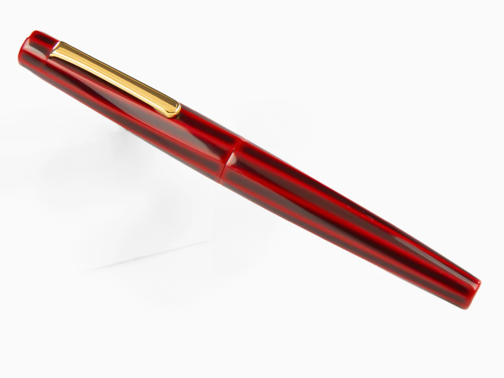 Nakaya Writer Fountain Pen Aka-Tamenuri, Decapod (TW), Ebonite & Urushi - Image 3