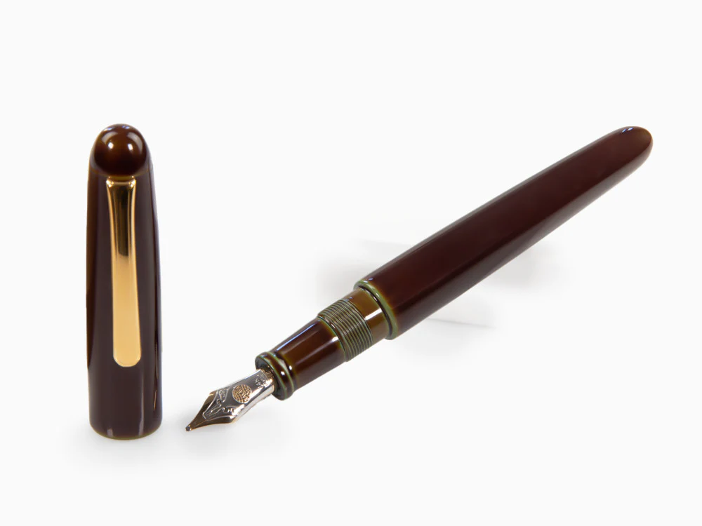 Nakaya Writer Fountain Pen Heki-Tamenuri, Portable, Gold plated, Music - Image 2