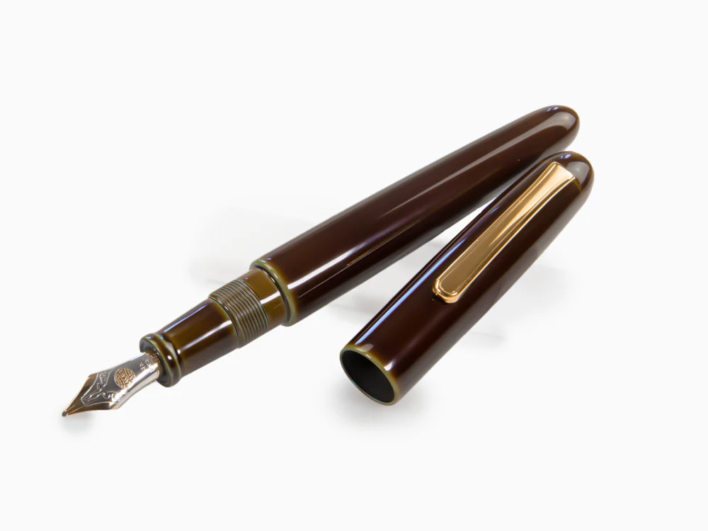 Nakaya Writer Fountain Pen Heki-Tamenuri, Portable, Gold plated, Music - Image 4