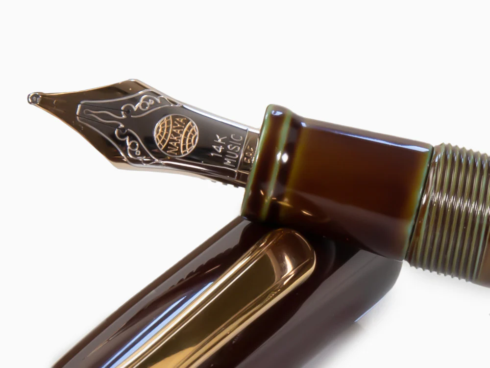 Nakaya Writer Fountain Pen Heki-Tamenuri, Portable, Gold plated, Music - Image 5