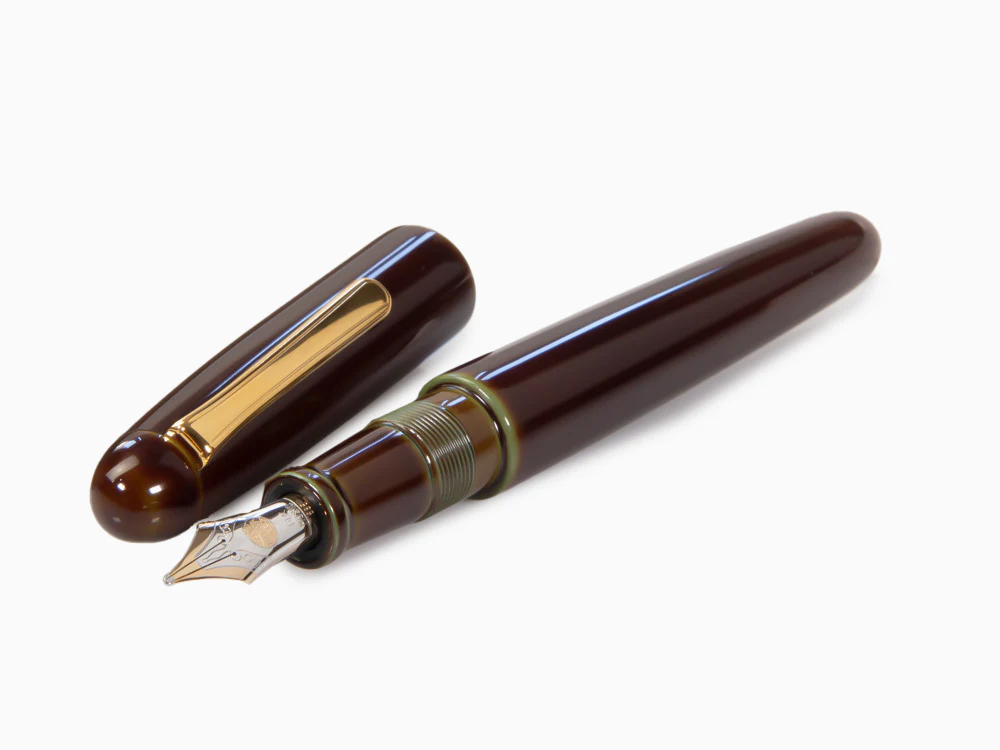Nakaya Writer Fountain Pen Heki-Tamenuri, Portable, Gold plated, Music - Image 7