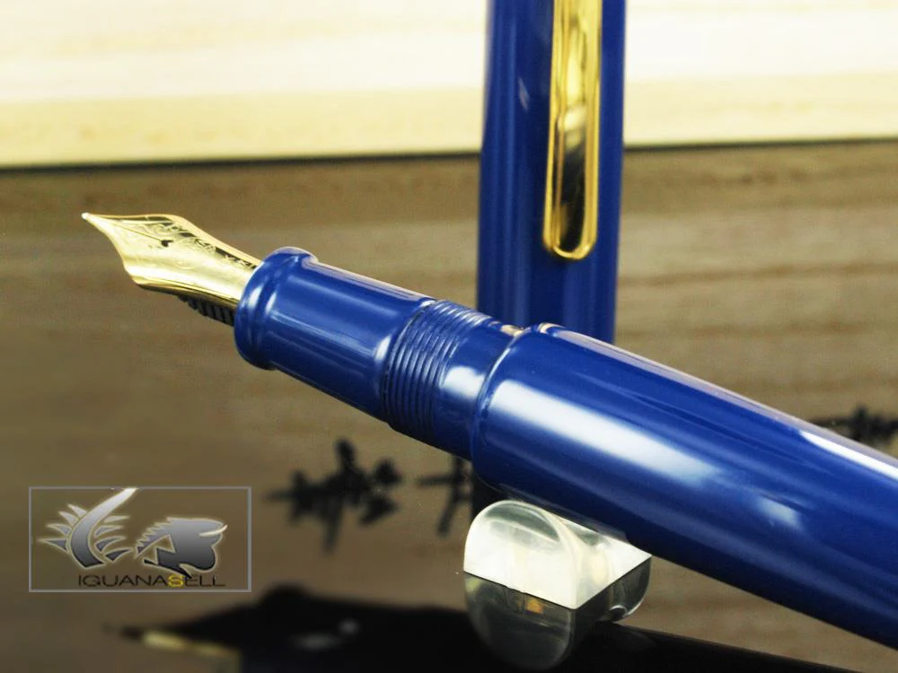 Nakaya Writer Fountain Pen, Kikyo, Ebonite and Urushi lacquer - Image 4
