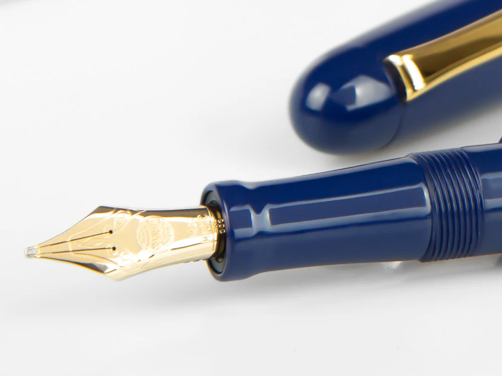 Nakaya Writer Fountain Pen Kikyo, Long, Ebonite, Music - Image 5