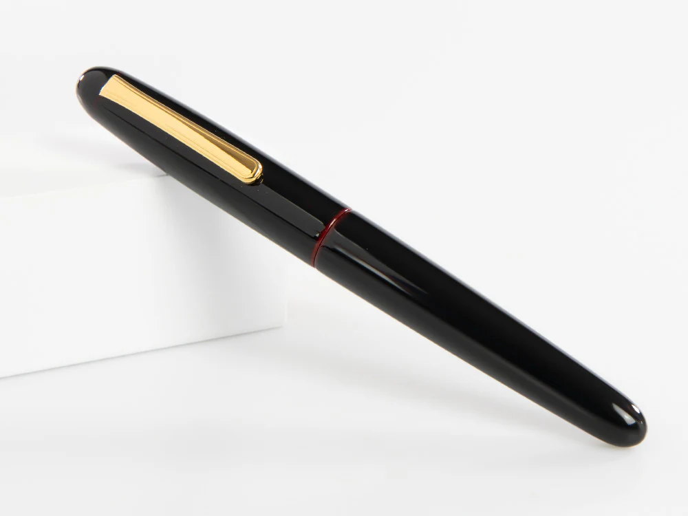 Nakaya Writer Fountain Pen, Kuro Tamenuri, Ebonite and Urushi lacquer - Image 3