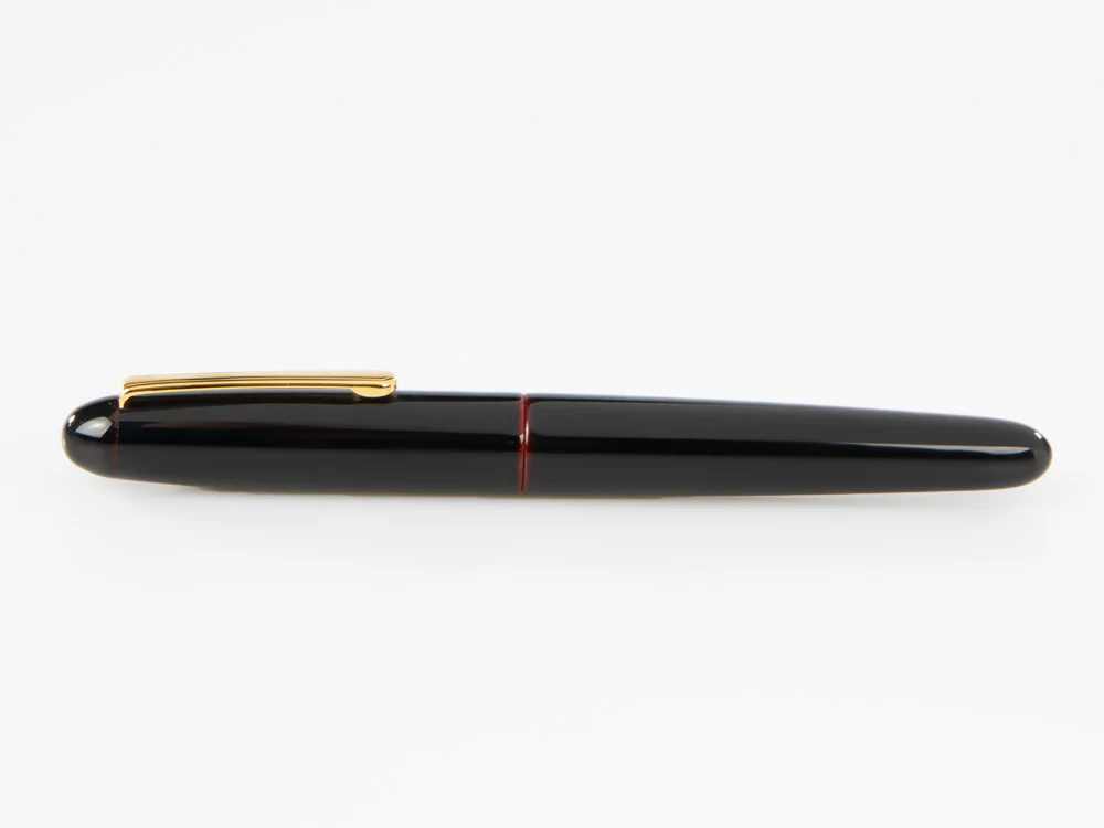 Nakaya Writer Fountain Pen, Kuro Tamenuri, Ebonite and Urushi lacquer - Image 8