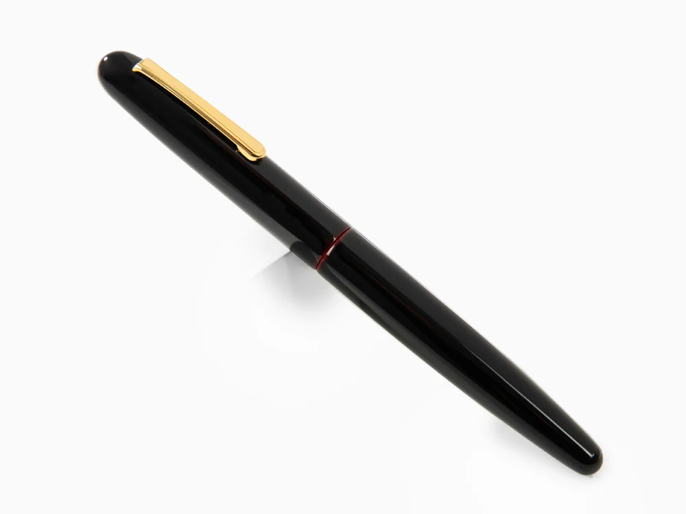 Nakaya Writer Fountain Pen Kuro-Tamenuri, Long, Ebonite - Image 3